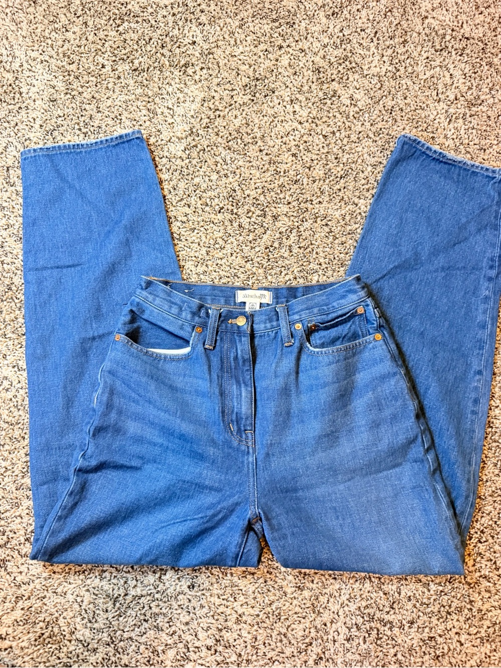 Madewell Baggy Straight Jeans